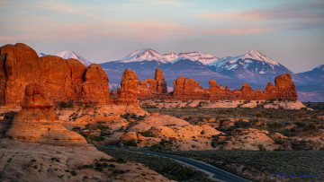 обоя arches national park, utah, природа, горы, arches, national, park