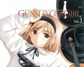 обоя gunslingergirl, аниме, gun, slinger, girl