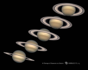 Картинка chang of season on saturn космос сатурн