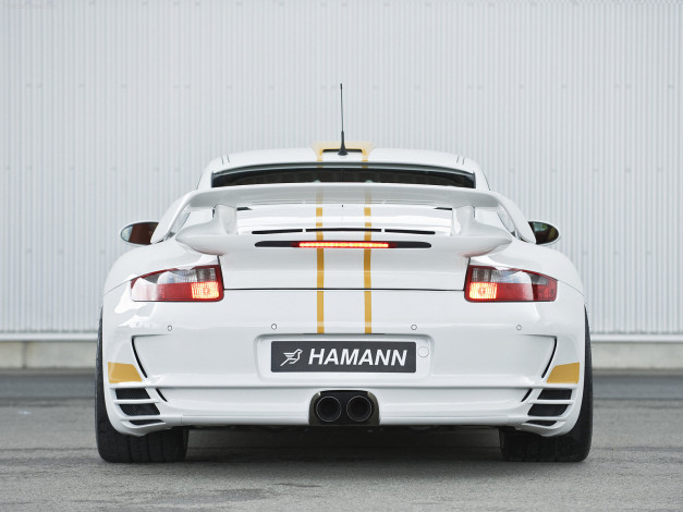 Обои картинки фото hamann, porsche, 911, turbo, stallion, 2008, автомобили
