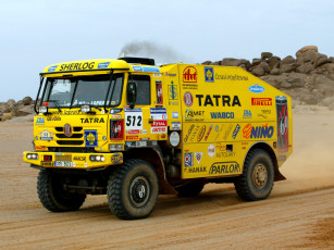Картинка спорт авторалли dakar 4x4 rally truck t815 tatra