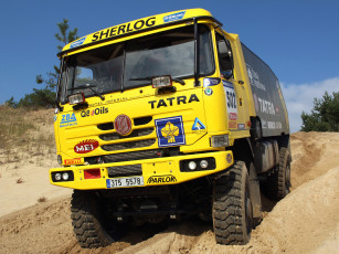 Картинка спорт авторалли дакар dakar rally truck грузовик Чехия t815 татра т815 tatra ралли