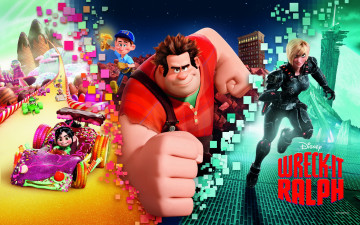 обоя мультфильмы, wreck, it, ralph, ральф