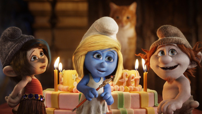 Обои картинки фото мультфильмы, the, smurfs, , 2