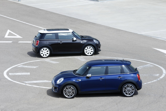 Обои картинки фото 2014 mini cooper d 5-door, автомобили, mini, два, тюнинг, cooper