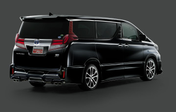 Картинка автомобили toyota trd alphard hybrid 2015г темный