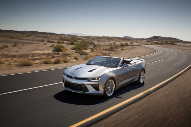 Обои картинки фото автомобили, camaro, 2016г, chevrolet, ss, convertible