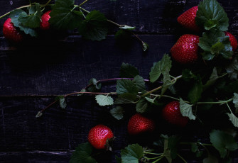 Картинка еда клубника +земляника красный ягоды