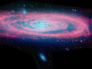 Картинка туманность андромеды космос галактики туманности