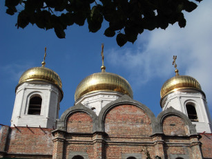 Картинка города православные церкви монастыри купола