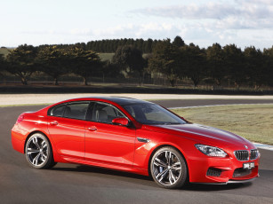 Картинка автомобили bmw coupe красный m6 f06 au-spec gran