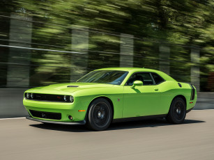 Картинка автомобили dodge scat pack зеленый r-t challenger lc 2015 г