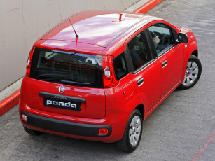 Картинка автомобили fiat 319 au-spec panda красный