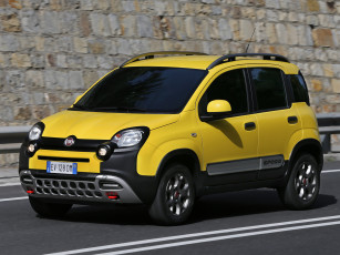 Картинка автомобили fiat желты 2014г cross 319 panda