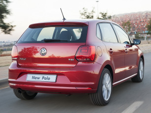 Картинка автомобили volkswagen красный 2014г typ 6r za-spec polo