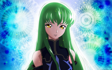 Картинка аниме code+geass код гиас зелёные волосы арт девушка