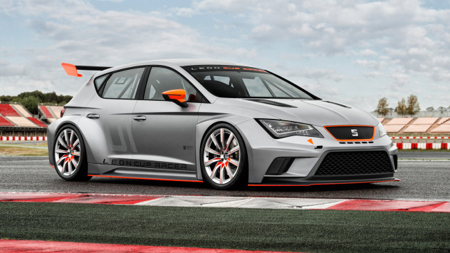 Обои картинки фото seat leon cup racer concept 2013, автомобили, seat, leon, 2013, cup, racer, concept