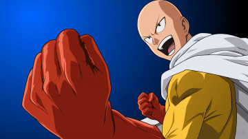 обоя аниме, one punch man, ванпачмен