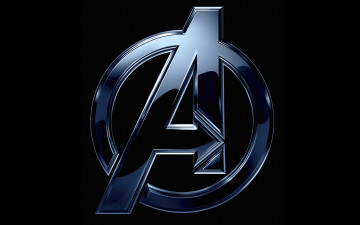 обоя avengers, кино фильмы, the avengers, логотип, знак