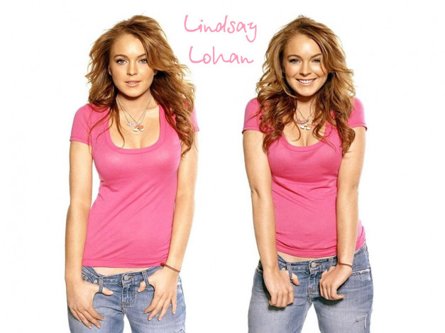 Обои картинки фото Lindsay Lohan, девушки