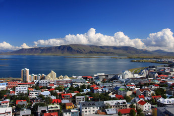 обоя reykjavik, iceland, города, рейкьявик, исландия
