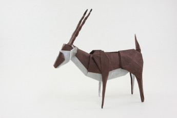 Картинка разное ремесла +поделки +рукоделие оригами фон антилопа