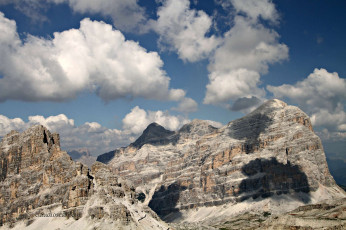 Картинка природа горы облака скалы