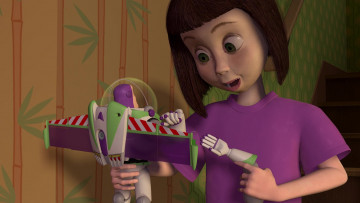 Картинка мультфильмы toy+story девочка ступени космонавт игрушка