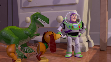 Картинка мультфильмы toy+story динозавр собака космонавт игрушки