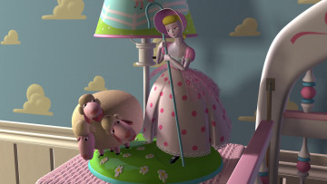Картинка мультфильмы toy+story овца кукла игрушки
