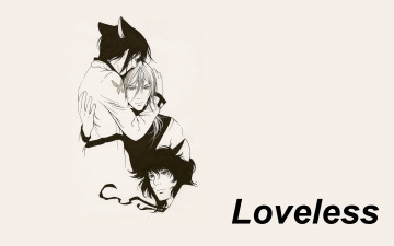 Картинка аниме loveless ушки агатсума соби аояги рицка объятия пара нелюбимые сеймей