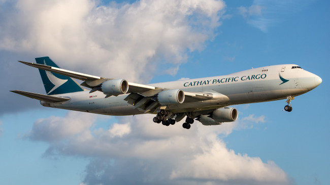 Обои картинки фото boeing 747-867, авиация, грузовые самолёты, авиалайнер