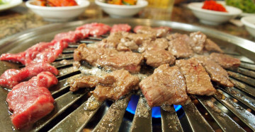 обоя еда, мясные блюда, корейская, кухня, мясо