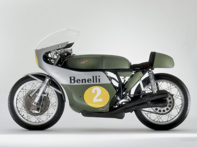 Обои картинки фото benelli, vintage, 2006, мотоциклы