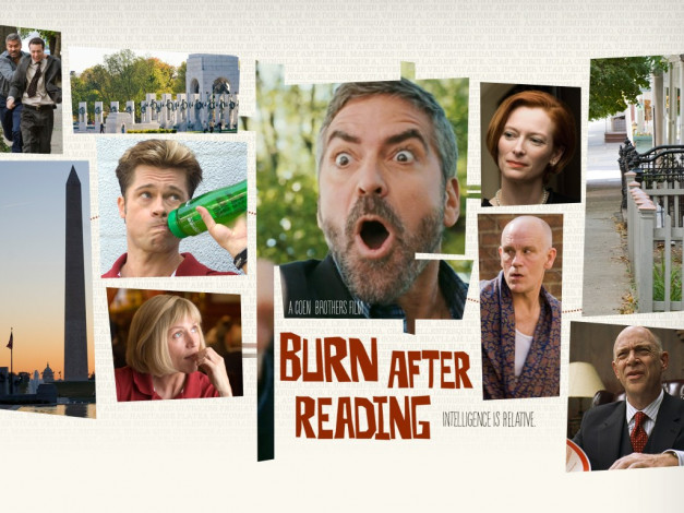 Обои картинки фото burn, after, reading, кино, фильмы