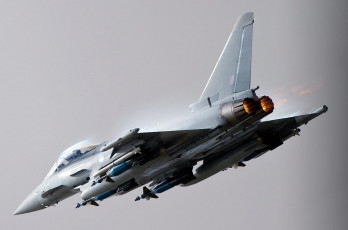 Картинка ef 2000 typhoon авиация боевые самолёты истребитель небо полет