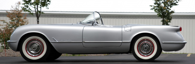 Обои картинки фото 1954, styling, corvette, roadster, автомобили, спортивная, модель, авто