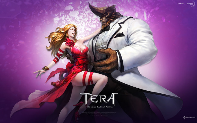 Обои картинки фото tera, the, exiled, realm, of, arborea, видео, игры, девушка, существо