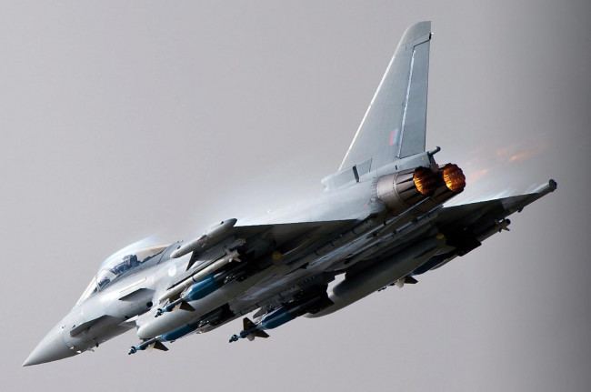 Обои картинки фото ef, 2000, typhoon, авиация, боевые, самолёты, истребитель, небо, полет