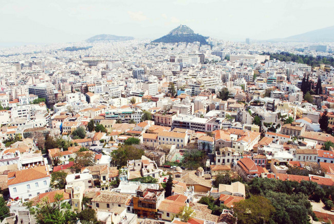 Обои картинки фото athens, greece, города, афины, греция, панорама