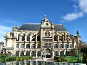 Картинка франция иль де франс париж города город сквер дворец