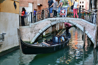 Картинка корабли лодки +шлюпки венеция мост гондола каналы