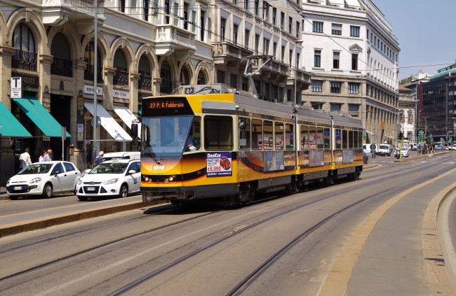 Обои картинки фото техника, трамваи, транспорт, рельсы, трамвай