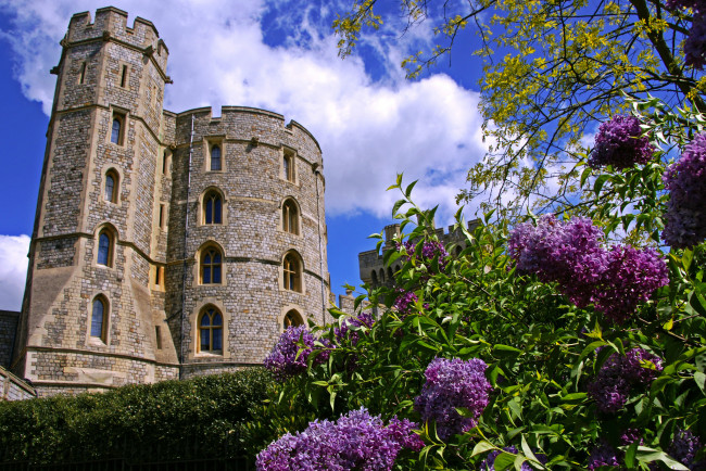 Обои картинки фото edward iii tower,  windsor, города, замки англии, замок, башня