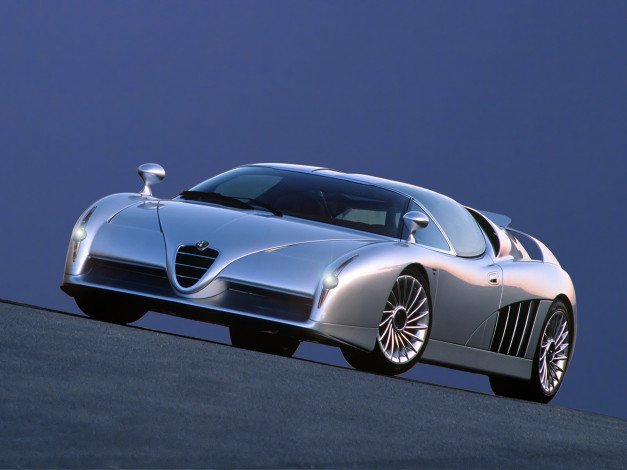 Обои картинки фото alfa romeo scighera concept 1997, автомобили, alfa romeo, 1997, concept, scighera, alfa, romeo