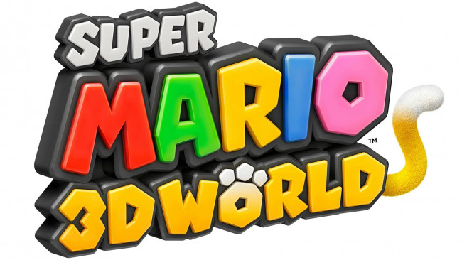 Обои картинки фото видео игры, super mario 3d world, фон, логотип