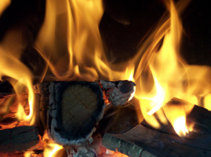 Картинка природа огонь пламя костер