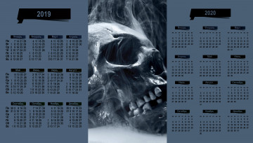 Картинка календари фэнтези череп