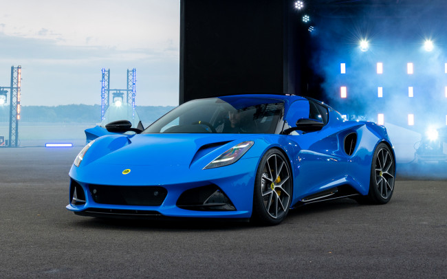 Обои картинки фото автомобили, lotus, синий, 2023, emira, суперкар, спортивный