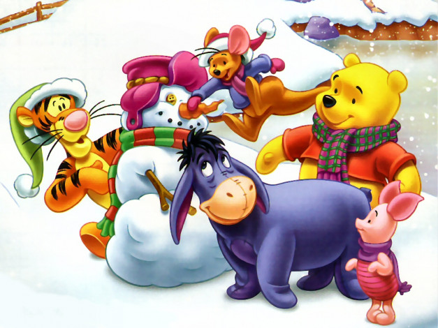 Обои картинки фото мультфильмы, winnie, the, pooh